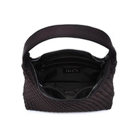Modern Woven Neoprene Hobo Shoulder Bag