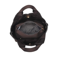 Woven Vegan Leather Neoprene Tote Bag