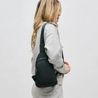 Woven Neoprene Sling Backpack with Adjustable Strap