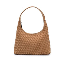 Modern Woven Neoprene Hobo Shoulder Bag