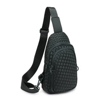 Woven Neoprene Sling Backpack with Adjustable Strap