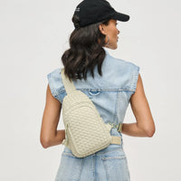 Woven Neoprene Sling Backpack with Adjustable Strap