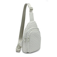 Woven Neoprene Sling Backpack with Adjustable Strap