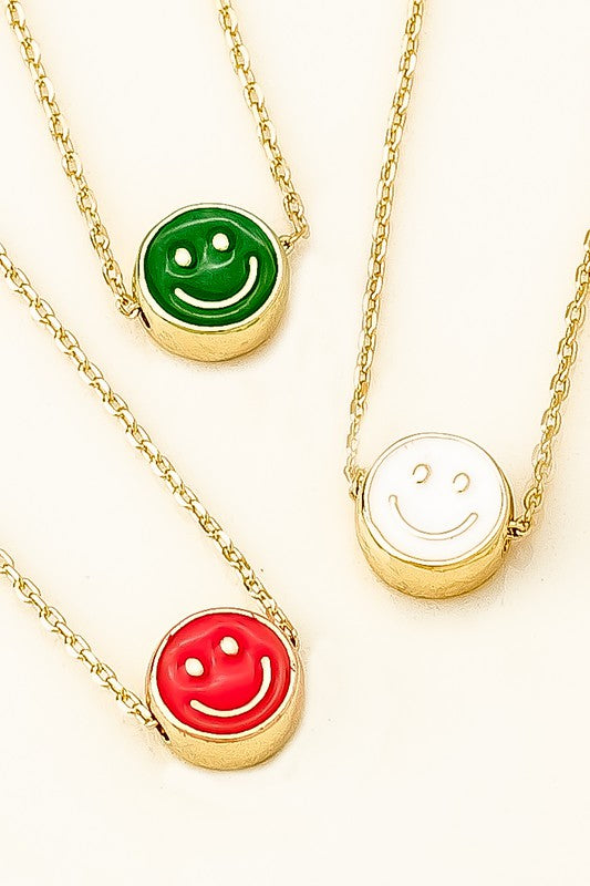 Mini Smiley Face Necklace