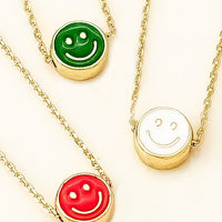 Mini Smiley Face Necklace