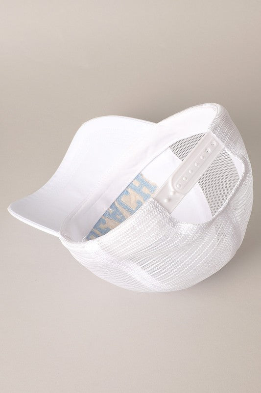 Beach Letter Mesh Back Cap | Evercado