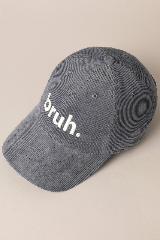 Bruh Embroidery Cap