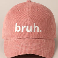 Bruh Embroidery Cap