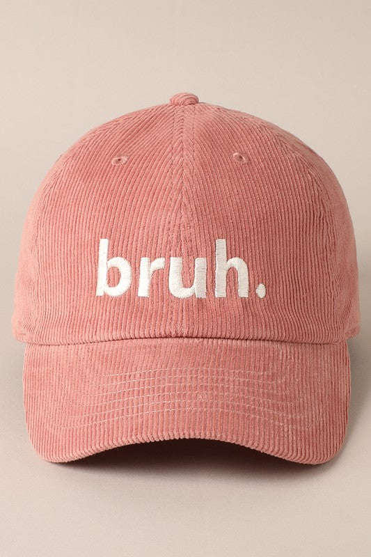 Bruh Embroidery Cap