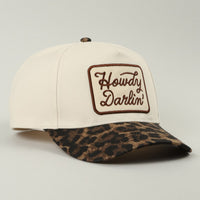 Howdy Darlin’ Leopard Brim Trucker Hat