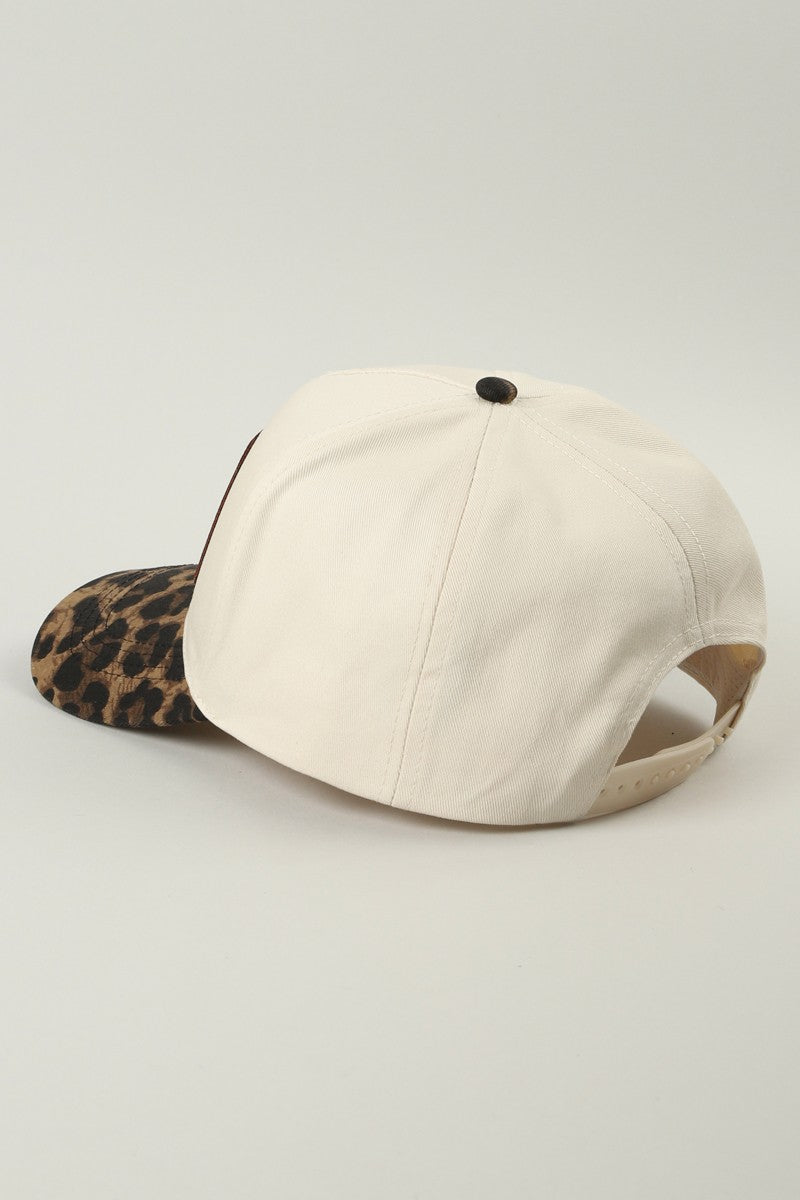 Howdy Darlin’ Leopard Brim Trucker Hat
