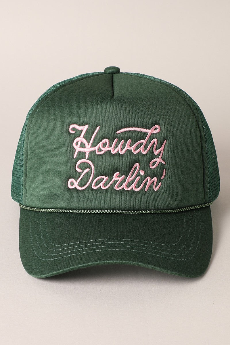 Howdy Darlin' Embroidered Cap