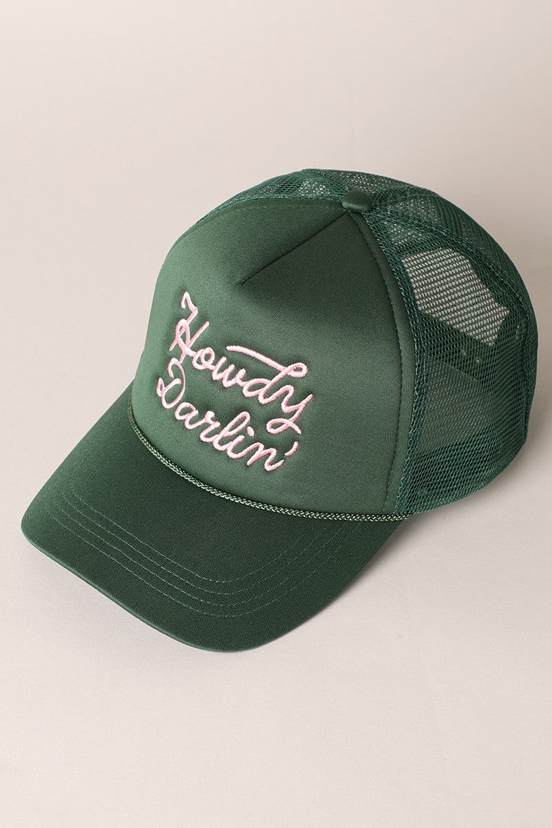 Howdy Darlin' Embroidered Cap