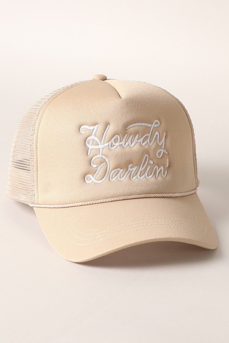 Howdy Darlin' Embroidered Cap