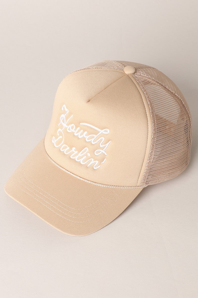 Howdy Darlin' Embroidered Cap