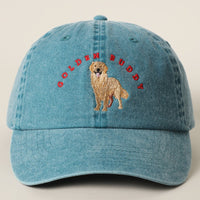 Golden Buddy Retriever Embroidered Dog Baseball Cap