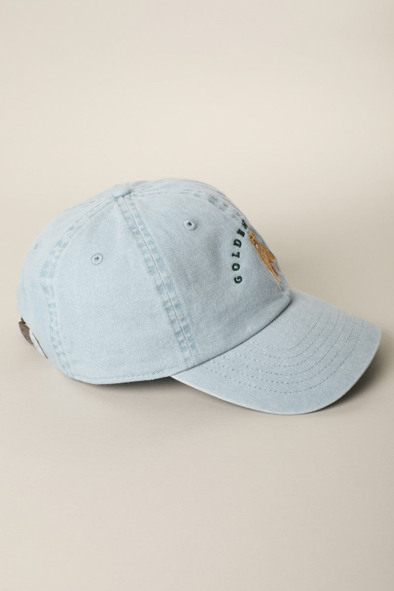 Golden Buddy Retriever Embroidered Dog Baseball Cap