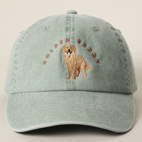 Golden Buddy Retriever Embroidered Dog Baseball Cap