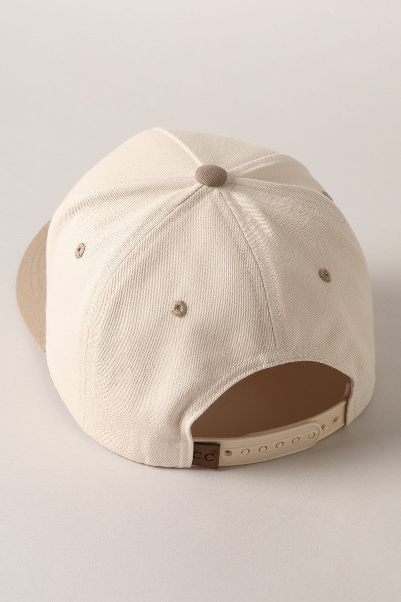 Vintage Cowboy Two Tone Cap