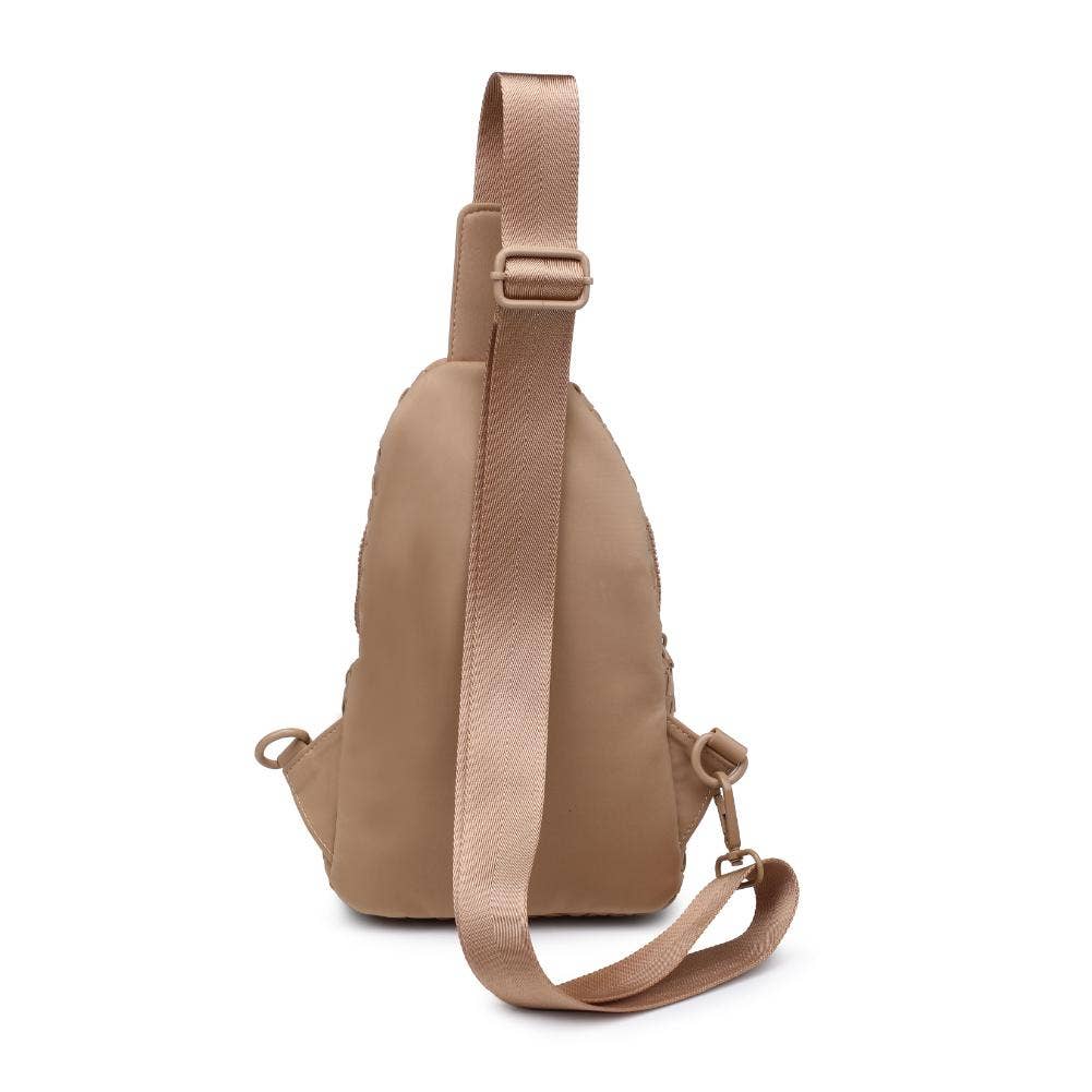 Woven Neoprene Sling Backpack with Adjustable Strap