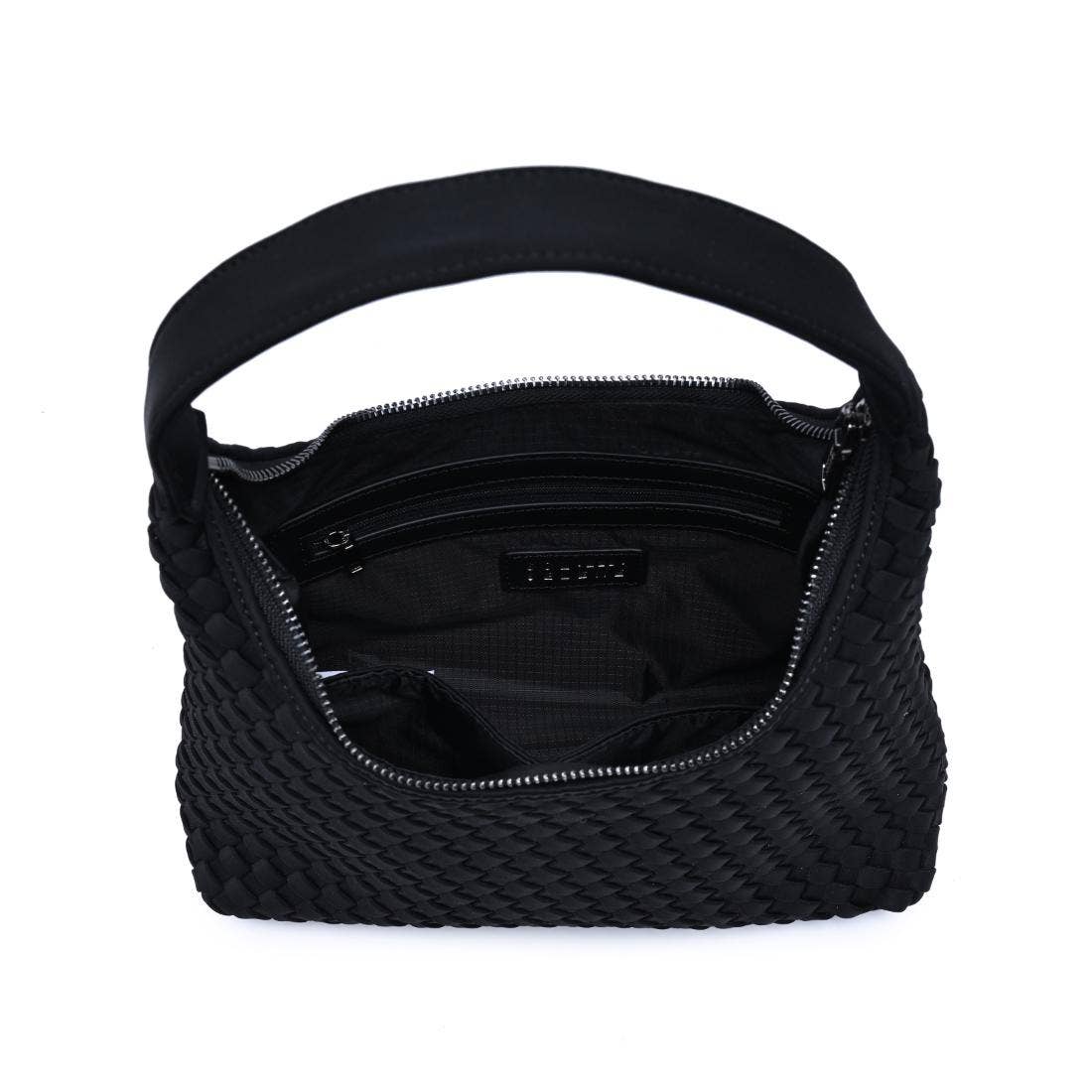 Modern Woven Neoprene Hobo Shoulder Bag