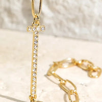 Crystal Initial Letter Bracelet