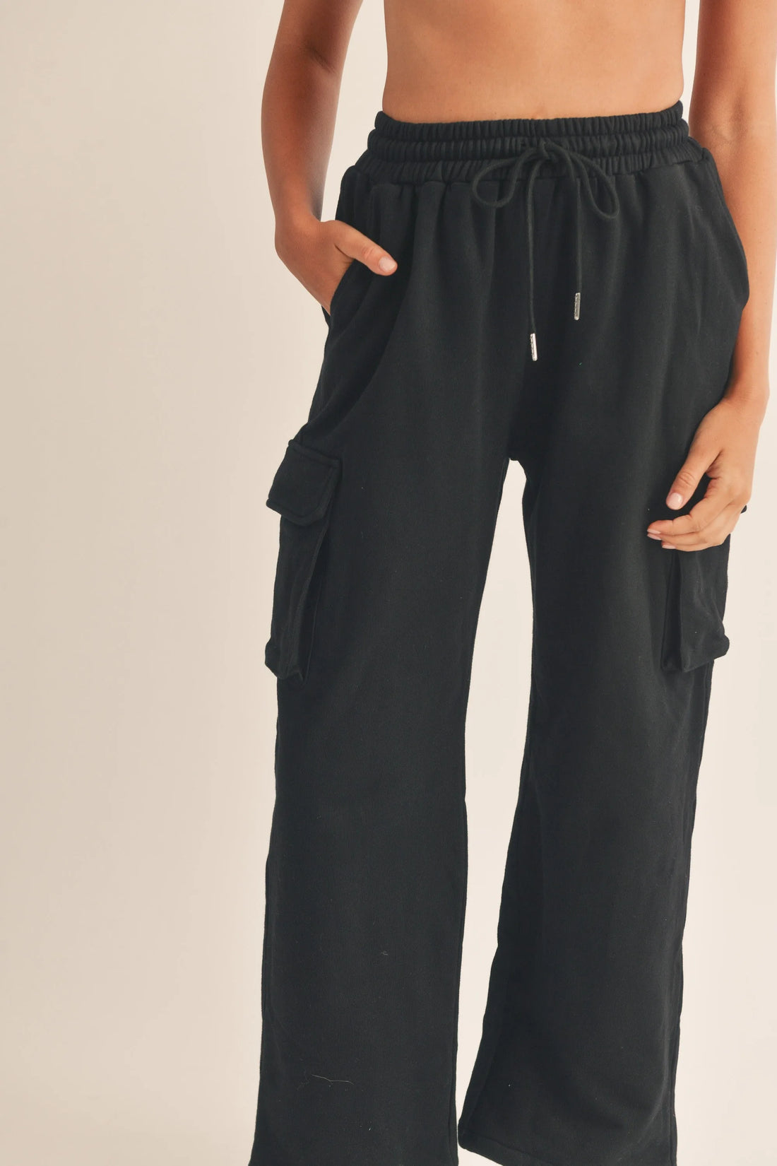 Cargo Pocket Sweat Pants