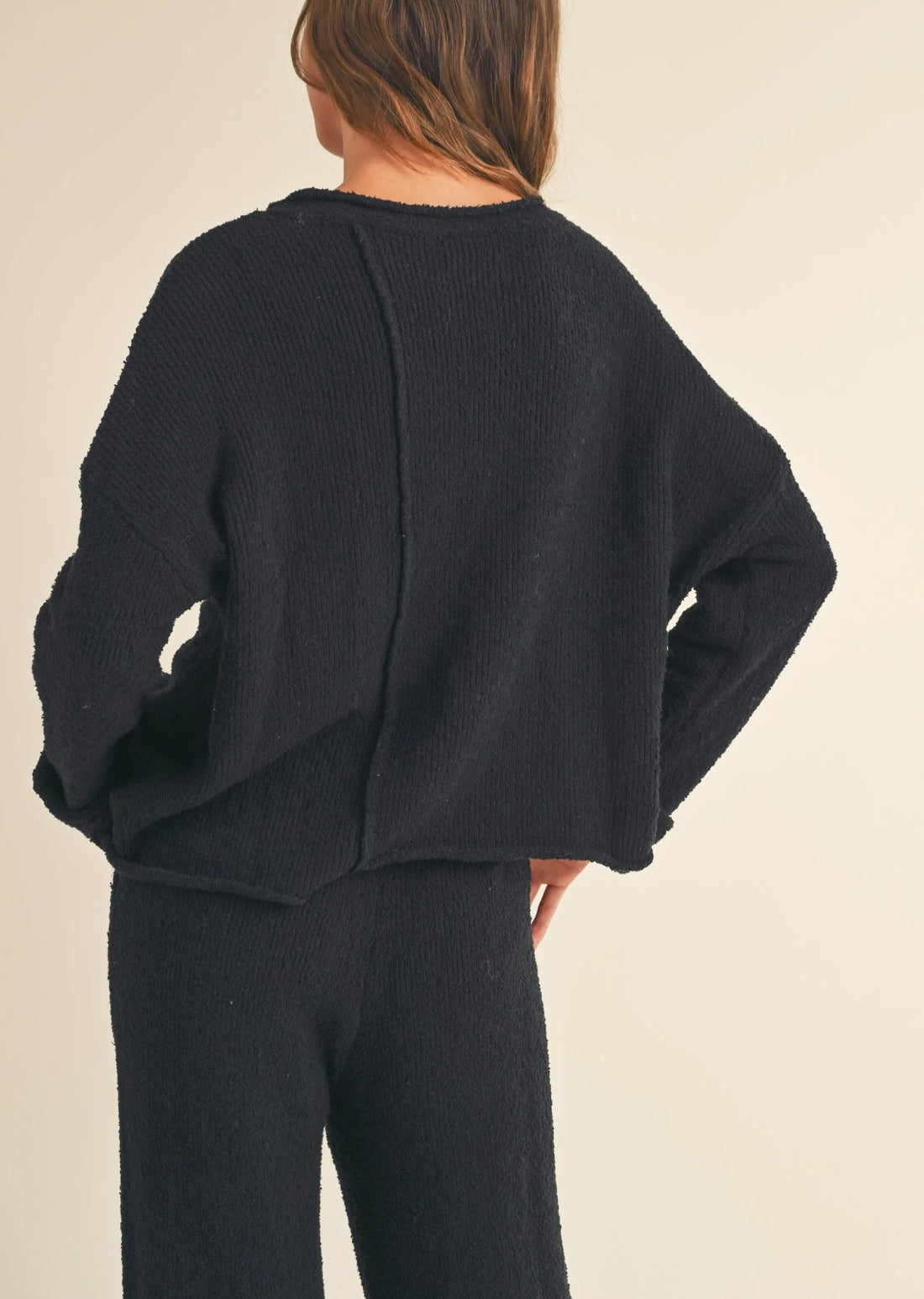 Asymmetric Cut Sweater Top