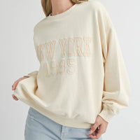 New York Ivory Sweatshirt