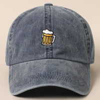 Beer Embroidered Cotton Baseball Cap