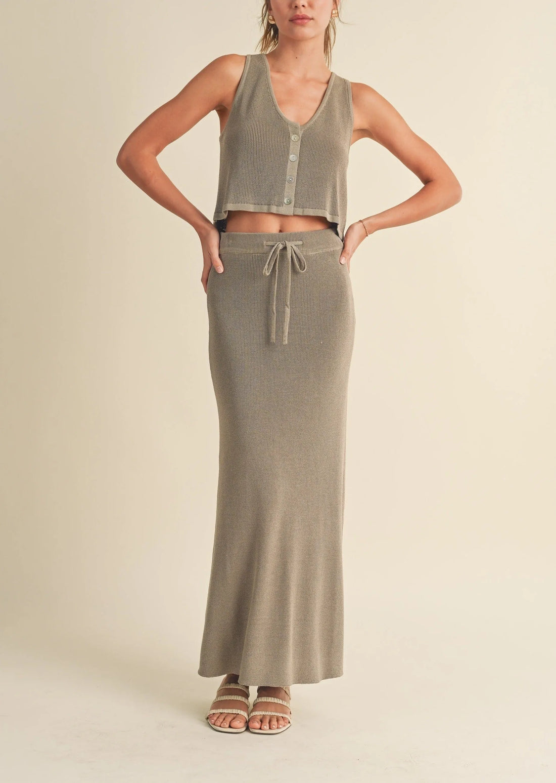 Knit Maxi Skirt