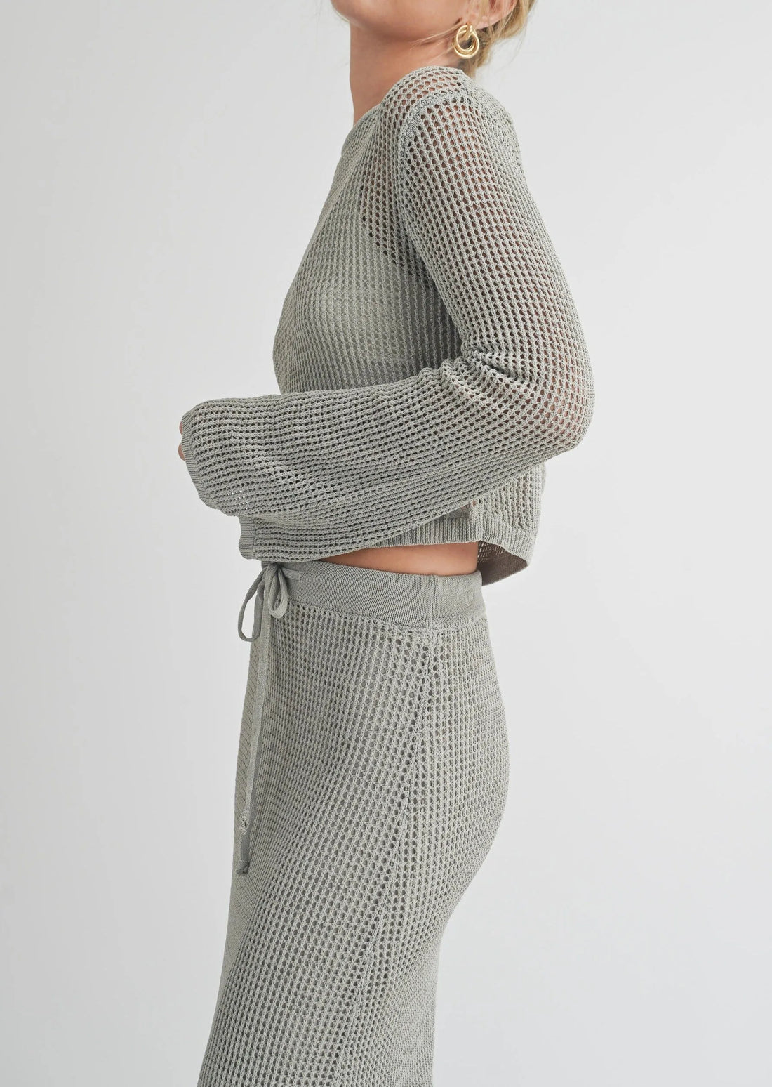 Crochet Knitted Crop Top