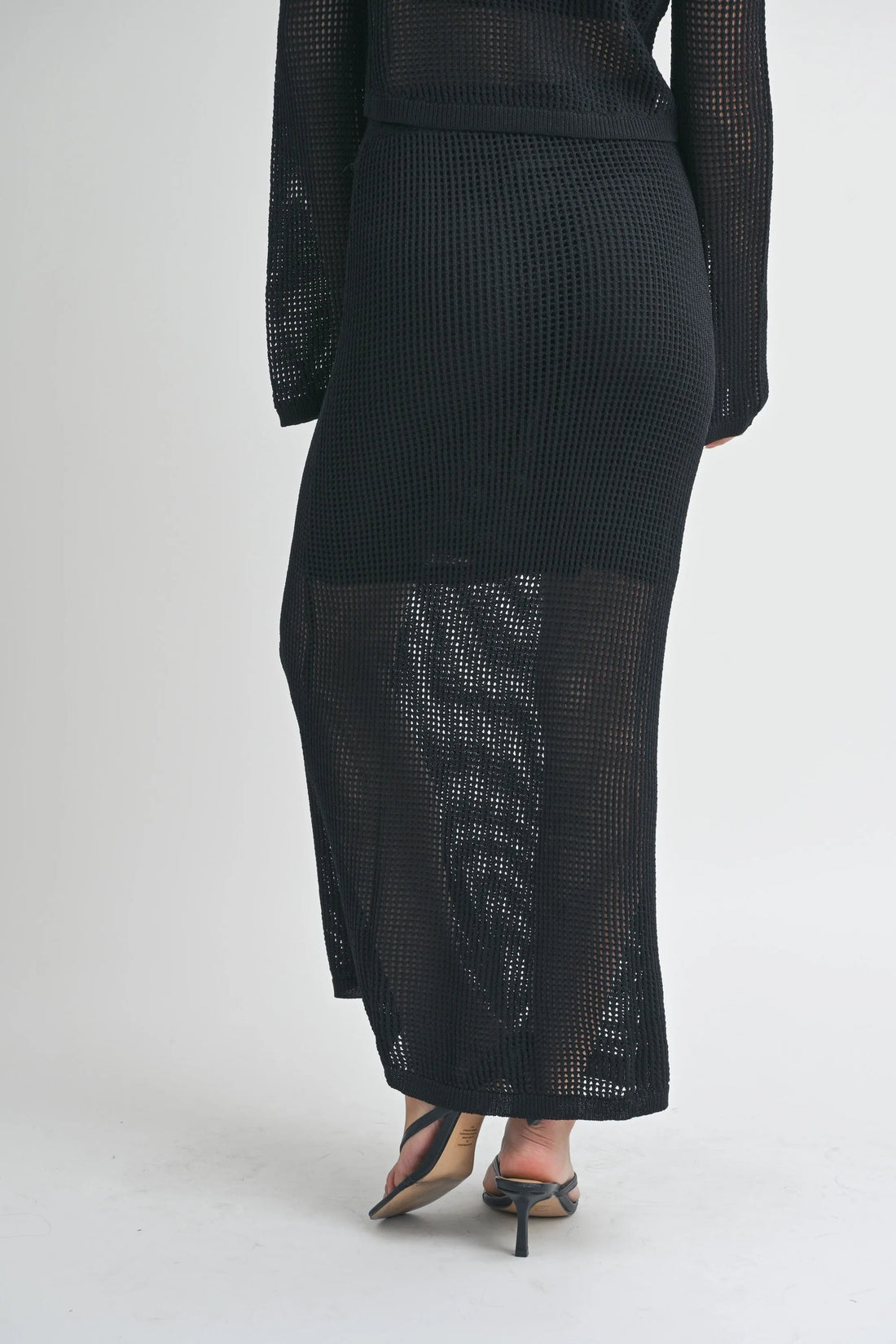 Crochet Knitted Maxi Skirt