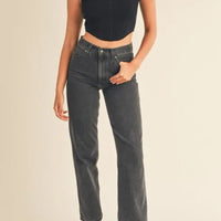 Square Neckline Knit Crop Top