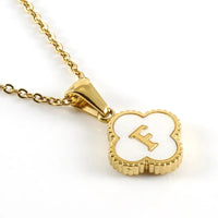 Clover Initial Necklace