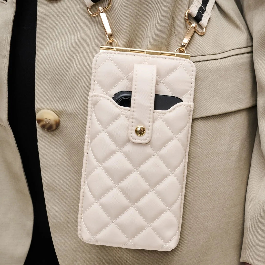 Quilted Cell Phone Crossbody