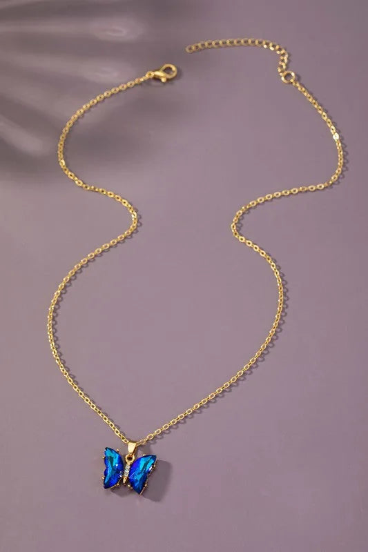 Butterfly Pendant Necklace