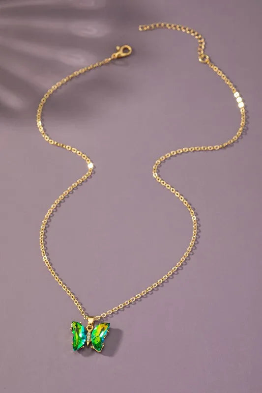Butterfly Pendant Necklace