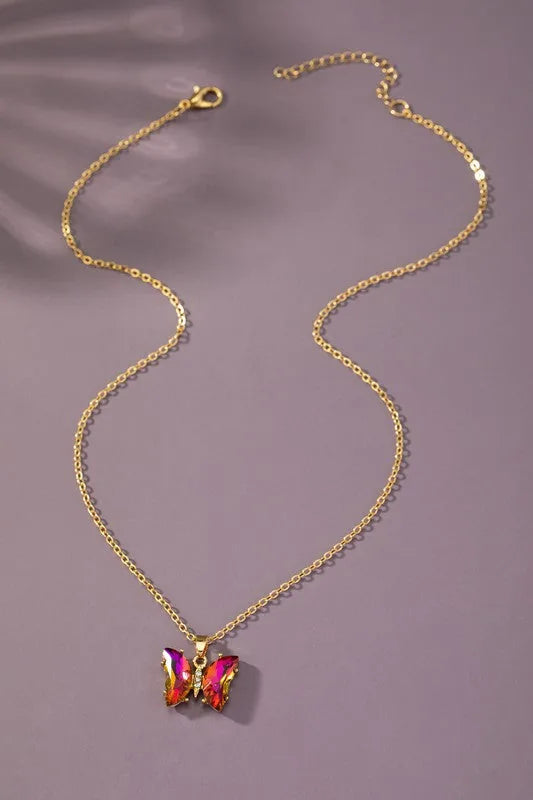 Butterfly Pendant Necklace