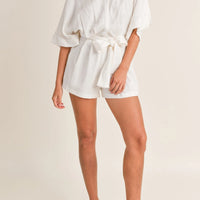 Shirts Button Down Romper