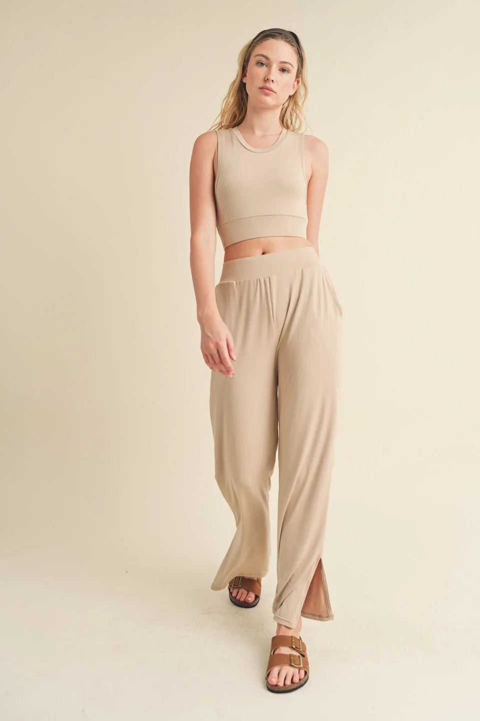 Lounge Tank Top & Wide Leg Set