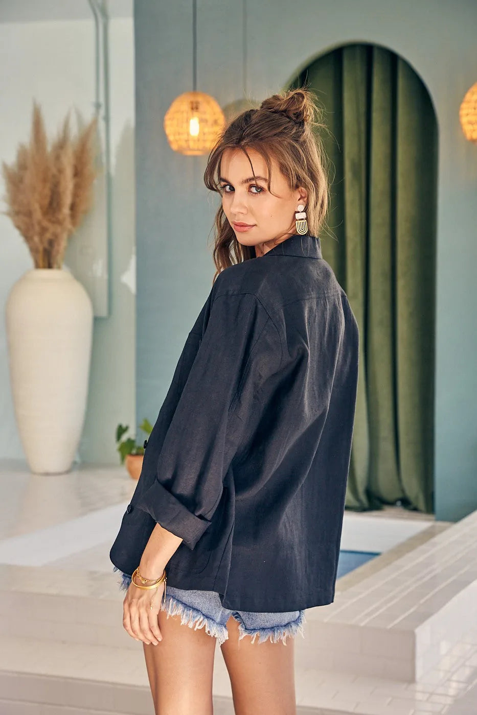 Linen Casual Blazer