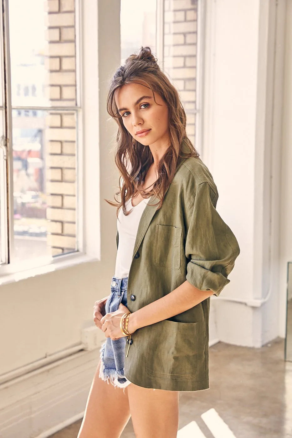 Linen Casual Blazer