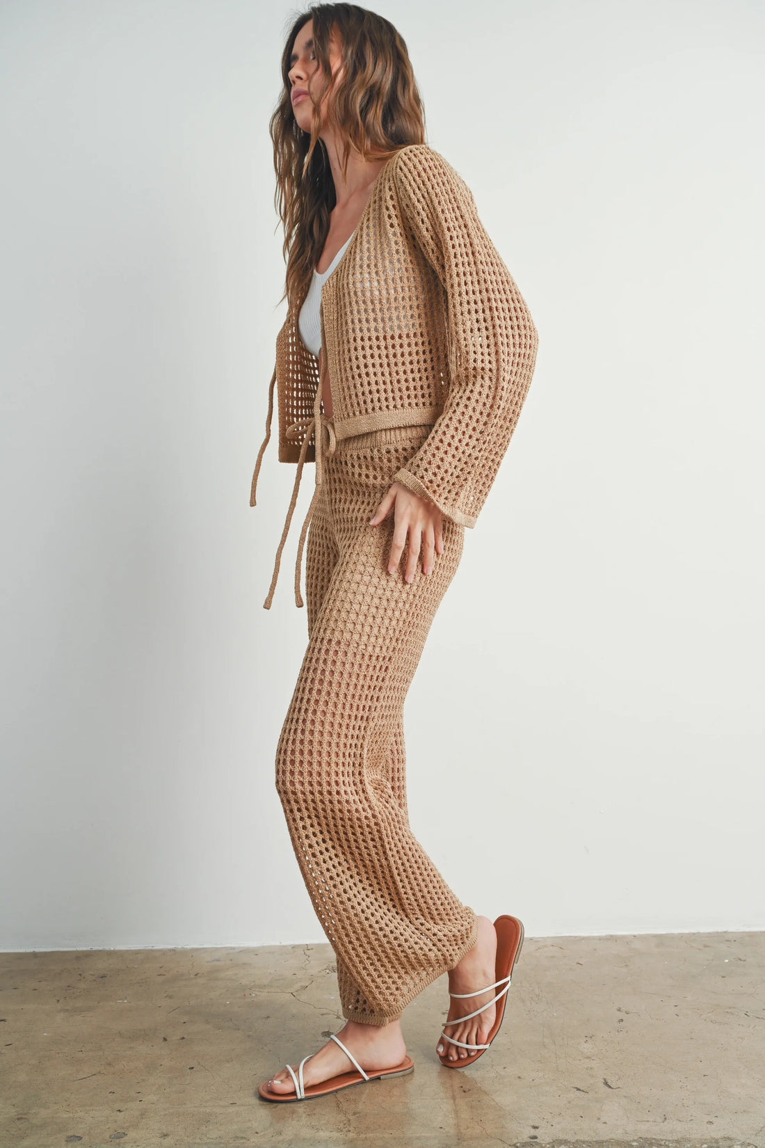 Crochet Wide Leg Pants