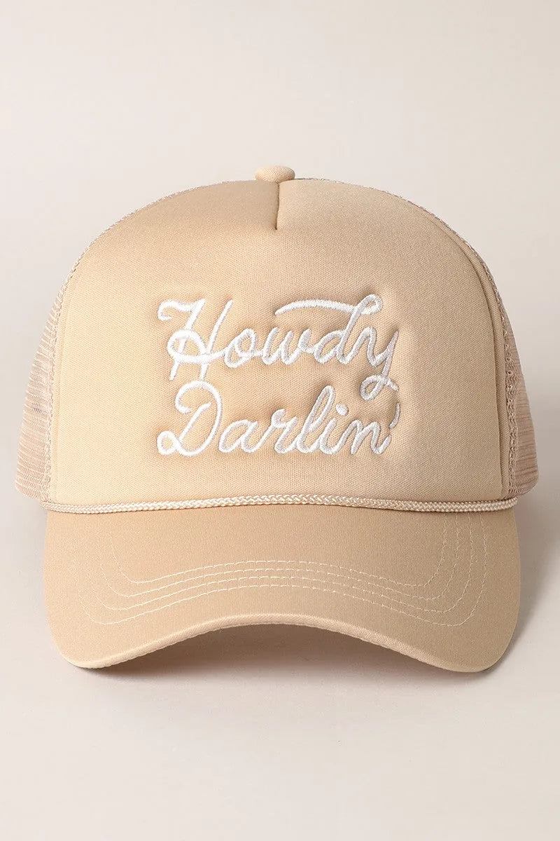 Howdy Darlin' Embroidered Cap
