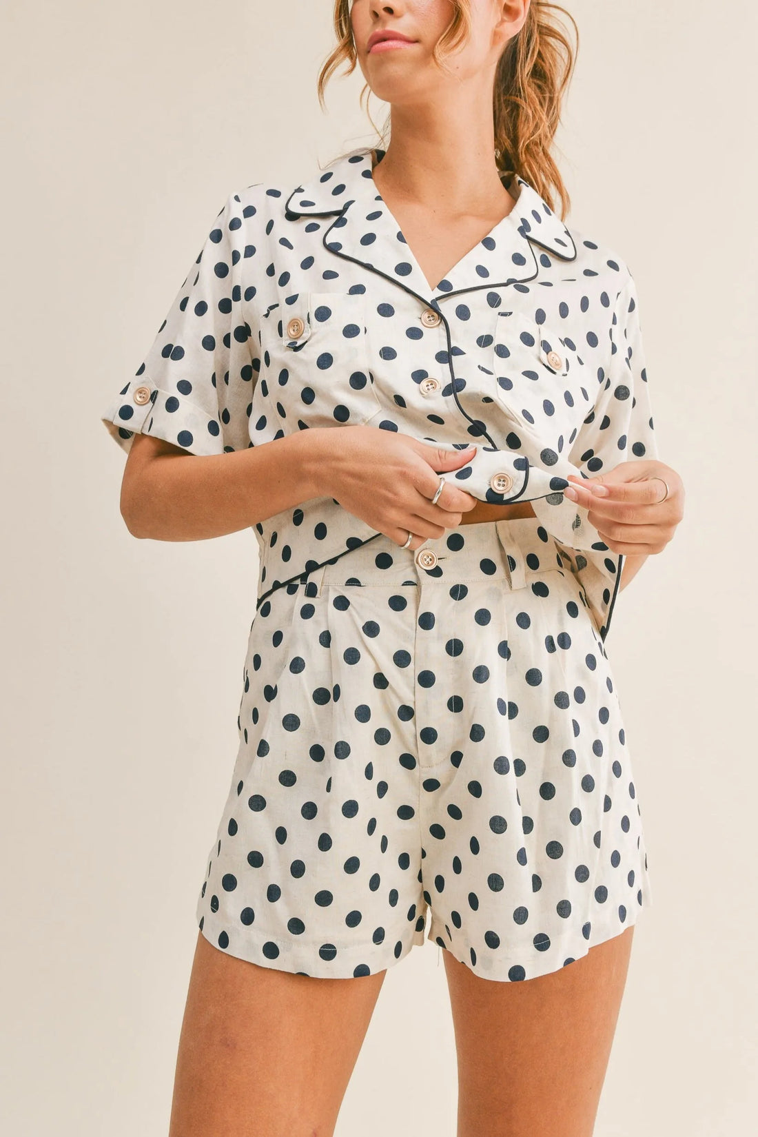 Polka Dot Top & Short Set