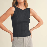Sleeveless Knitted Top