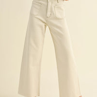 Front Pocket Wide Leg Pants