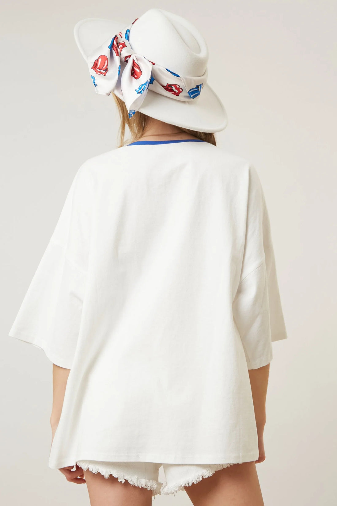Rolling Stones Embroidery Oversized T