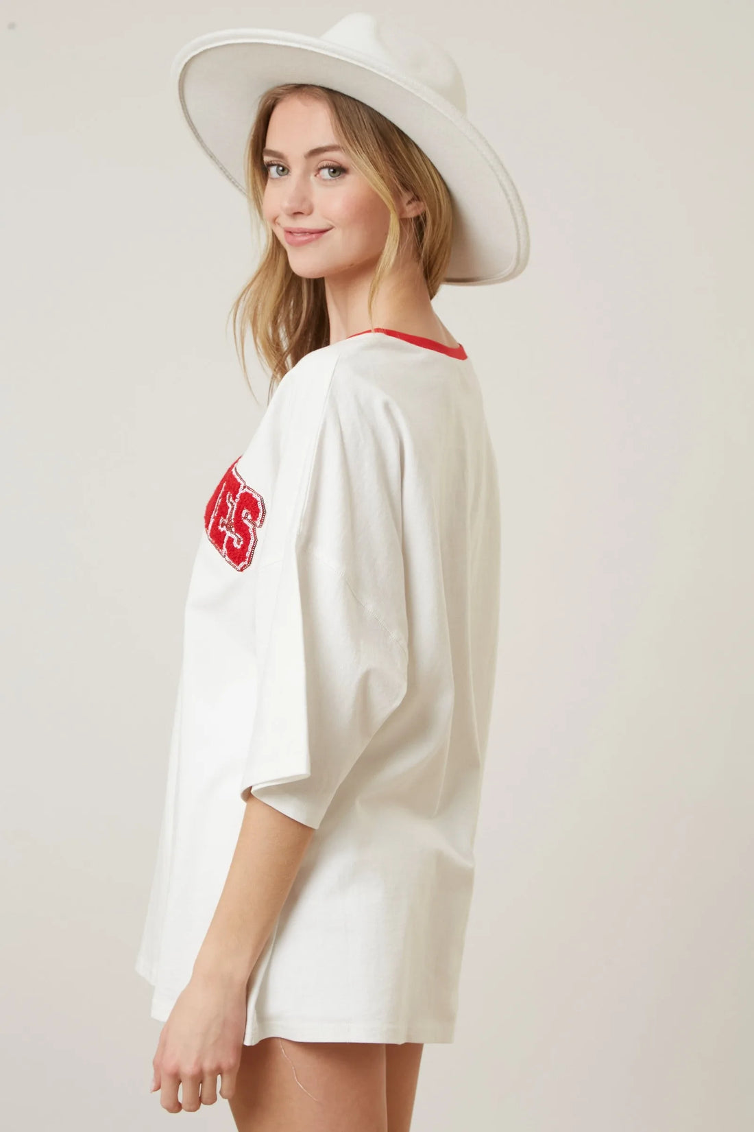Rolling Stones Embroidery Oversized T